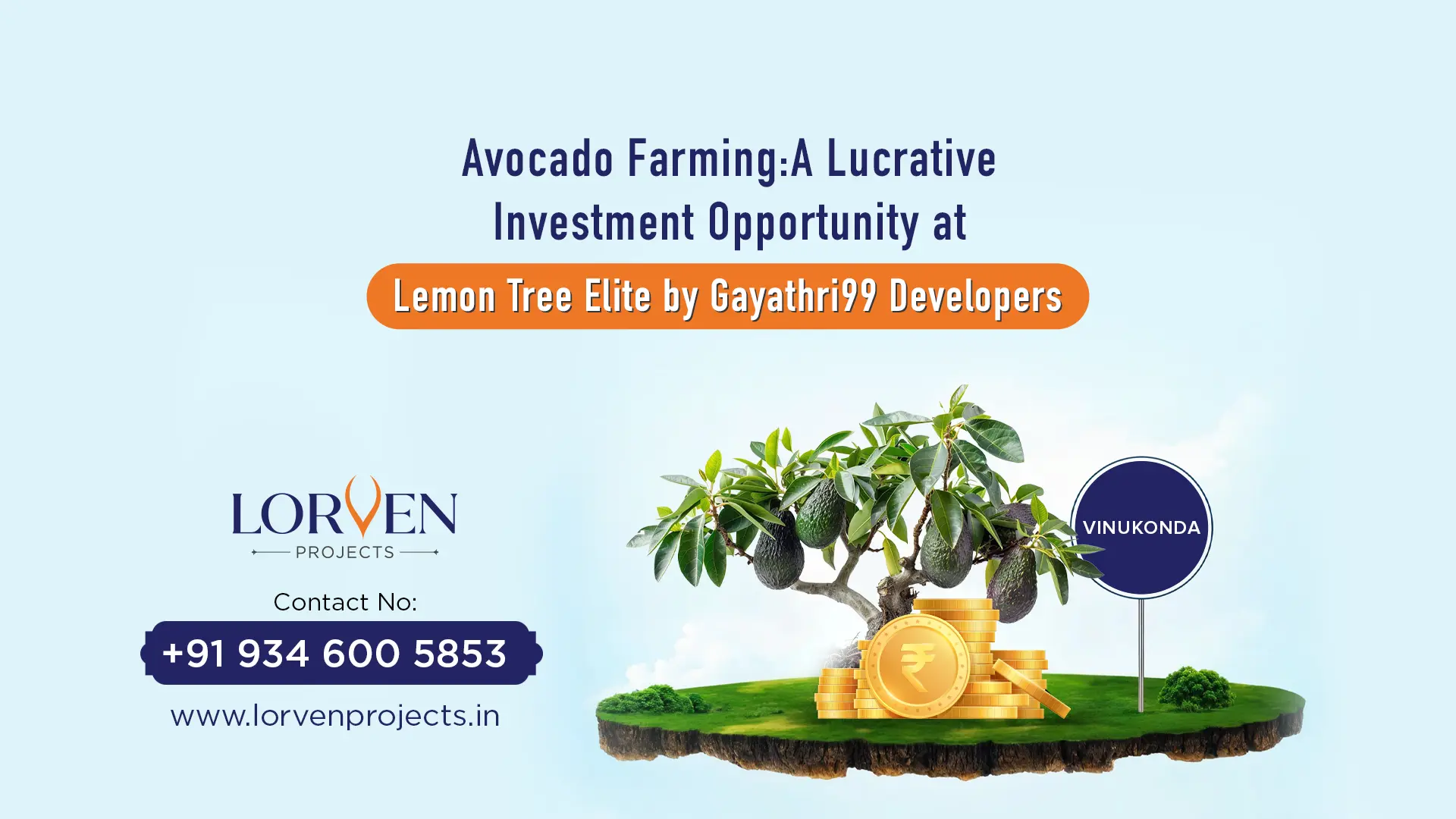 Avocado Farming: A Lucrative Investment Opportunity at Lemon Tree Elite by Gayathri99 Developers